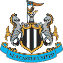 Logo Newcastle United in Ipswich Town gegen Newcastle United