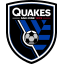 Logo San Jose Earthquakes dans La Galaxy vs San Jose Earthquakes